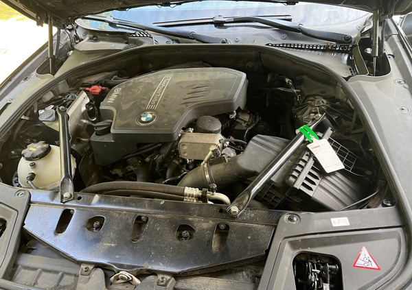 BMW Seria 5 cena 59500 przebieg: 275487, rok produkcji 2014 z Toruń małe 232